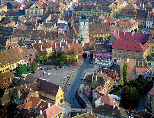 Sibiu - The Large Square (Piata Mare), general view SSibiu – European Capital of Culture for the year 2007