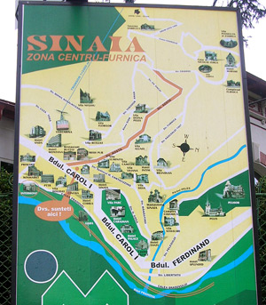 Sinaia Map