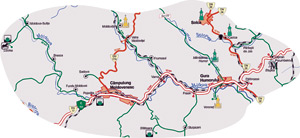 Suceava Map - Campulung Moldovenesc