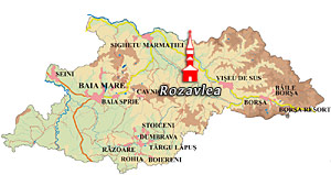 Maramures Map - Rozavlea