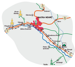 Piatra Neamt Map