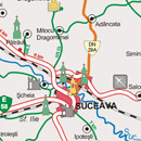 Suceava town Map