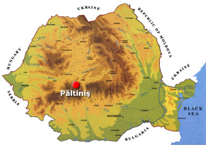 Romania Map - Paltinis