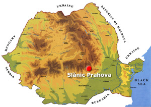 Romania Map - Slanic Prahova