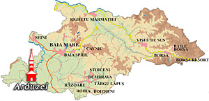 Maramures Map - Arduzel