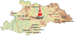 Maramures Map - Glod