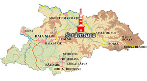 Maramures Map - Stramtura