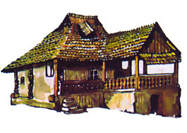 Traditional Houses, Romania - Naruja (Vrancea County)