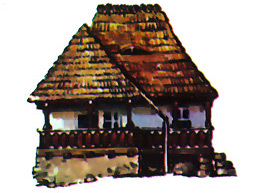 Traditional Houses, Romania - Plopi (Mehedinti County)