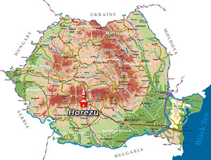 Harta Romania - Horezu